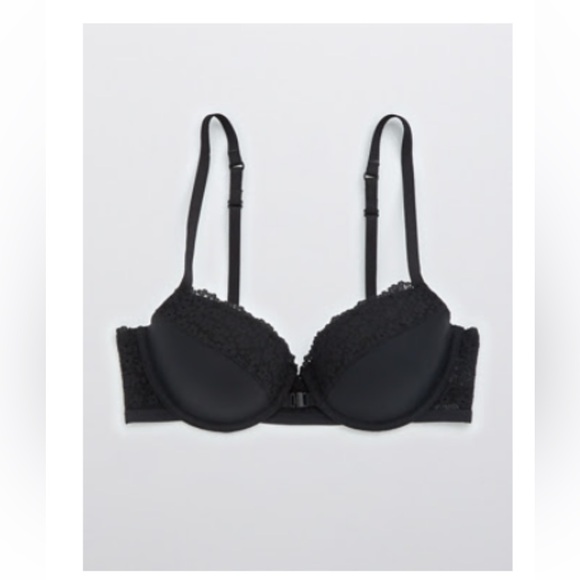 aerie Other - NWT AERIE REAL HAPPY DEMI LIGHTLY LINED LACE BRA